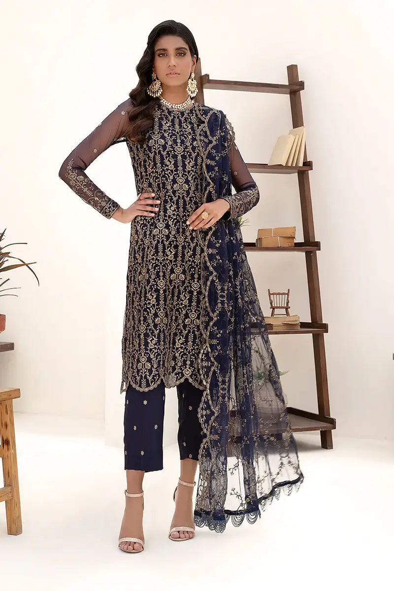 Zarif | Nazneen Formals | ZN 09 DEEP PINE -  Zarif Formal - Original Designer Dress - House of Maryam