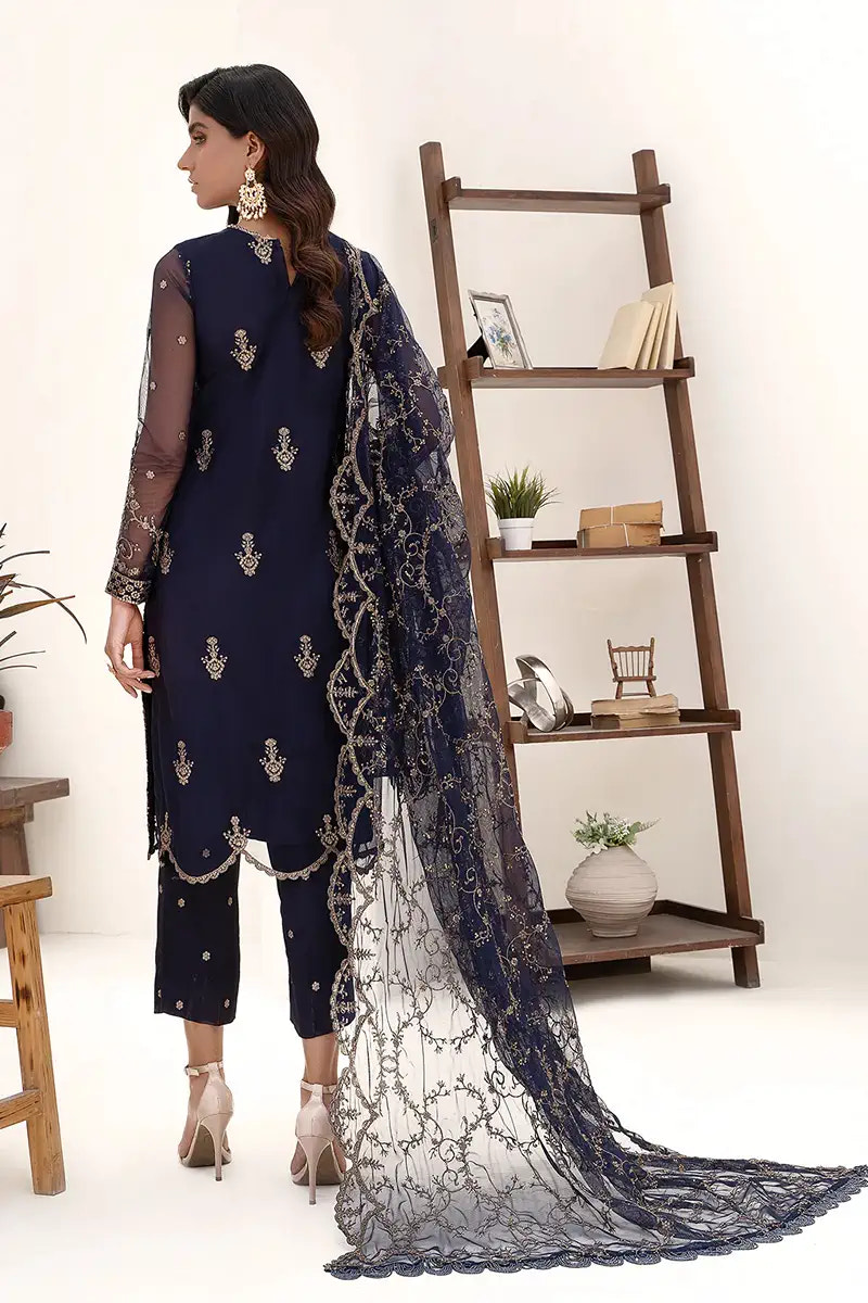 Zarif | Nazneen Formals | ZN 09 DEEP PINE -  Zarif Formal - Original Designer Dress - House of Maryam