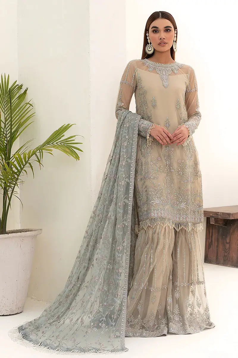 Zarif | Nazneen Formals | ZN 04 MOON LIGHT -  Zarif Formal -  House of Maryam
