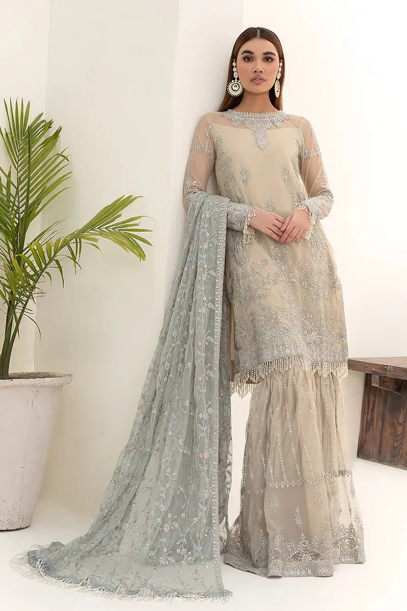 Zarif | Nazneen Formals | ZN 04 MOON LIGHT -  Zarif Formal - Original Designer Dress - House of Maryam