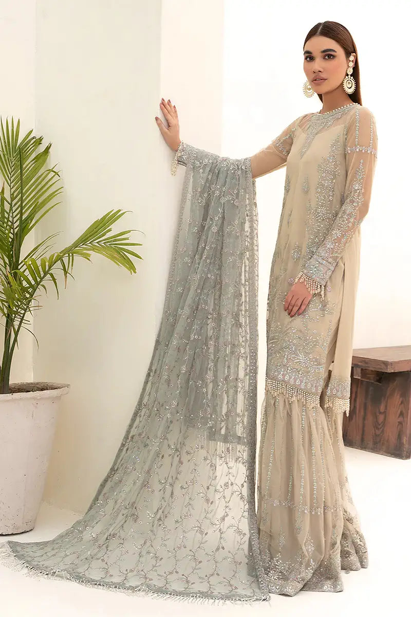 Zarif | Nazneen Formals | ZN 04 MOON LIGHT -  Zarif Formal -  House of Maryam