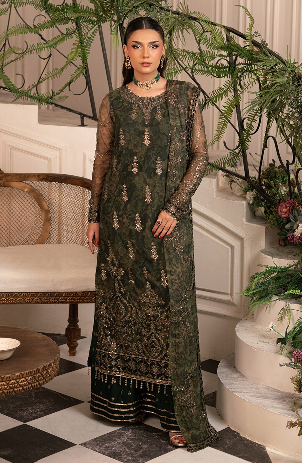 Zarif | Inayat Wedding Formals |  ZRI 06 FITOOR -  Zarif Ladies Clothes - Original Designer Dress - House of Maryam