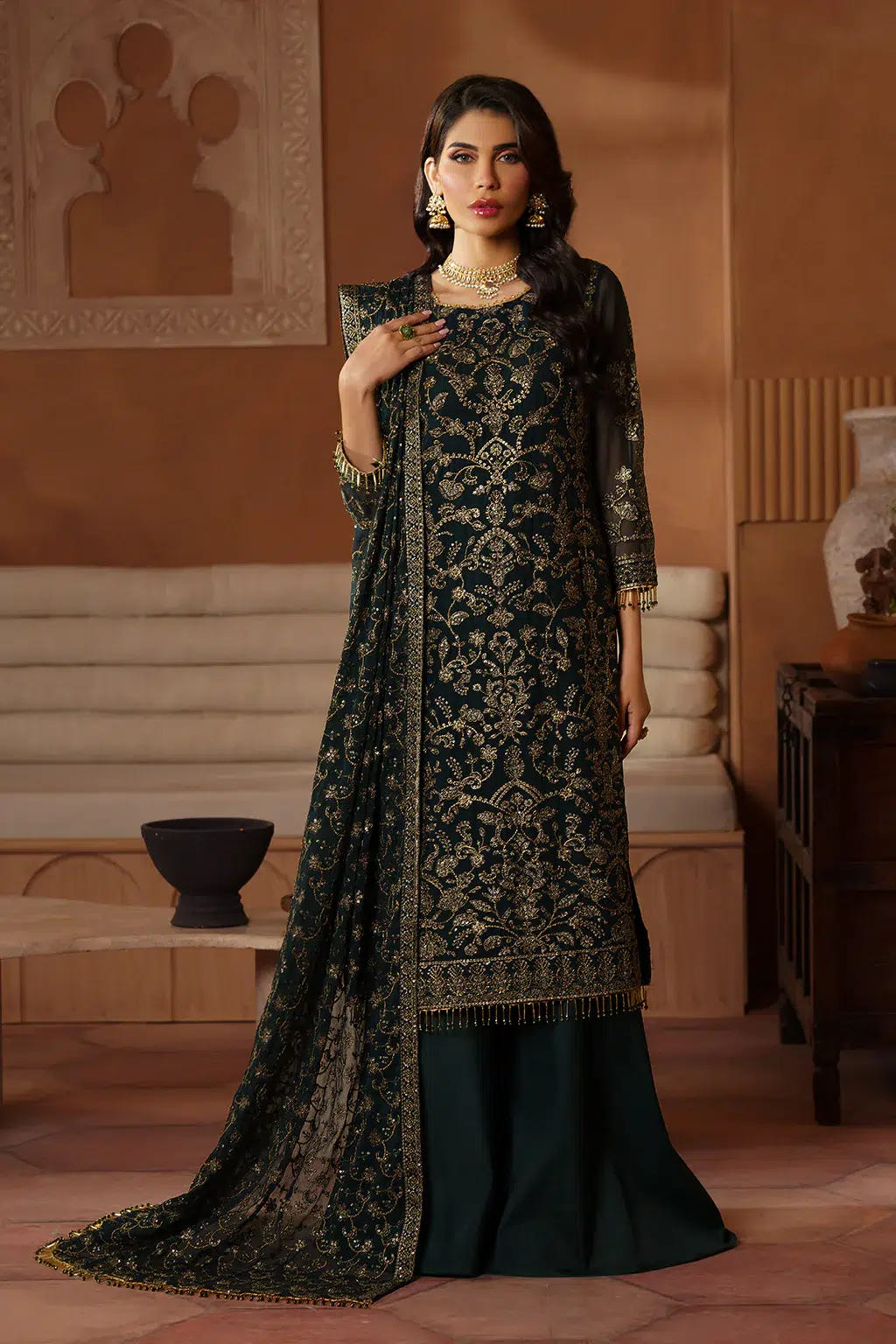 Zarif | Nauroz Festive Formals | ZFN 08 HAMAYAL -  Zarif Formal - Original Designer Dress - House of Maryam