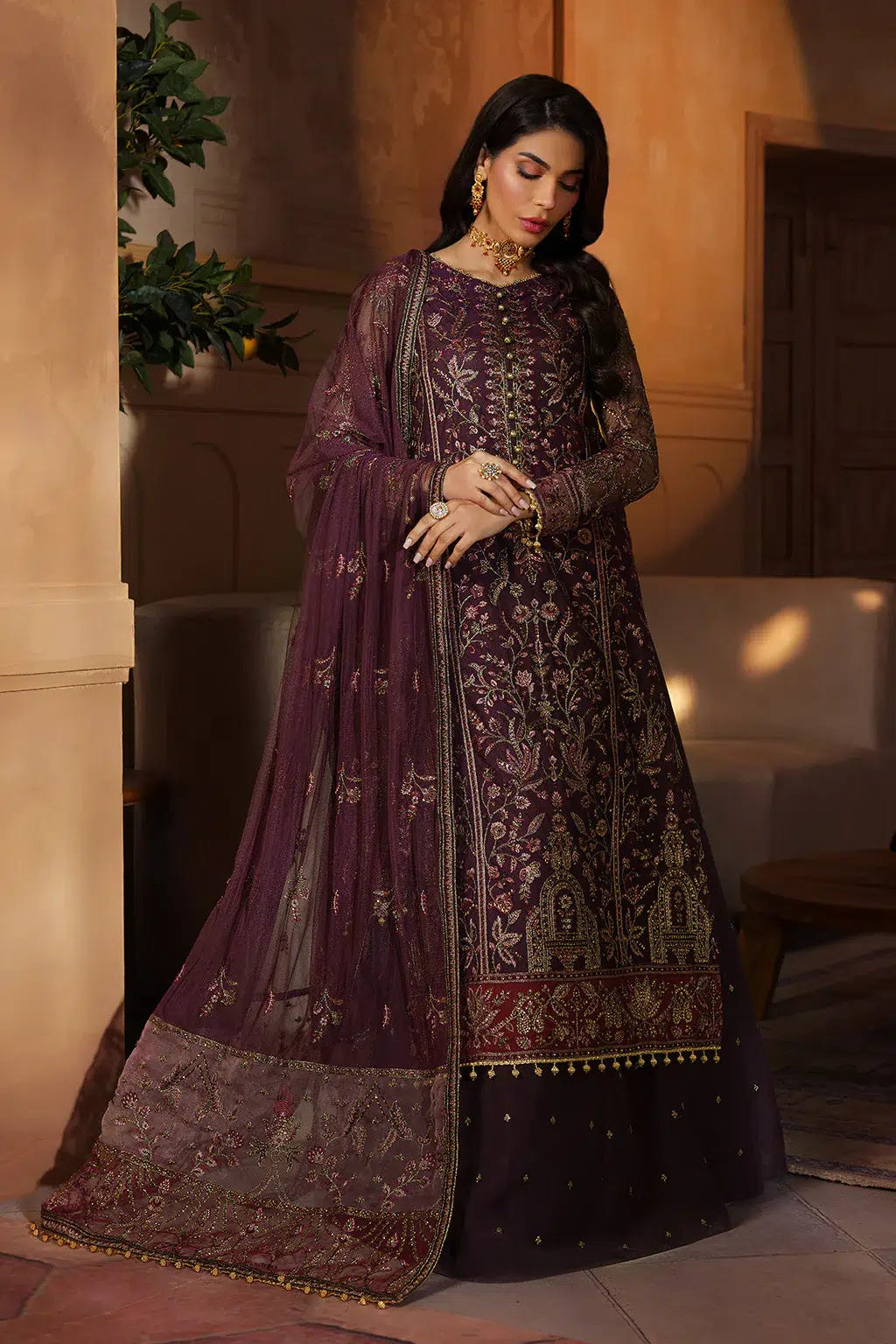 Zarif | Nauroz Festive Formals | ZFN 05 AARZOO -  Zarif Formal - Original Designer Dress - House of Maryam