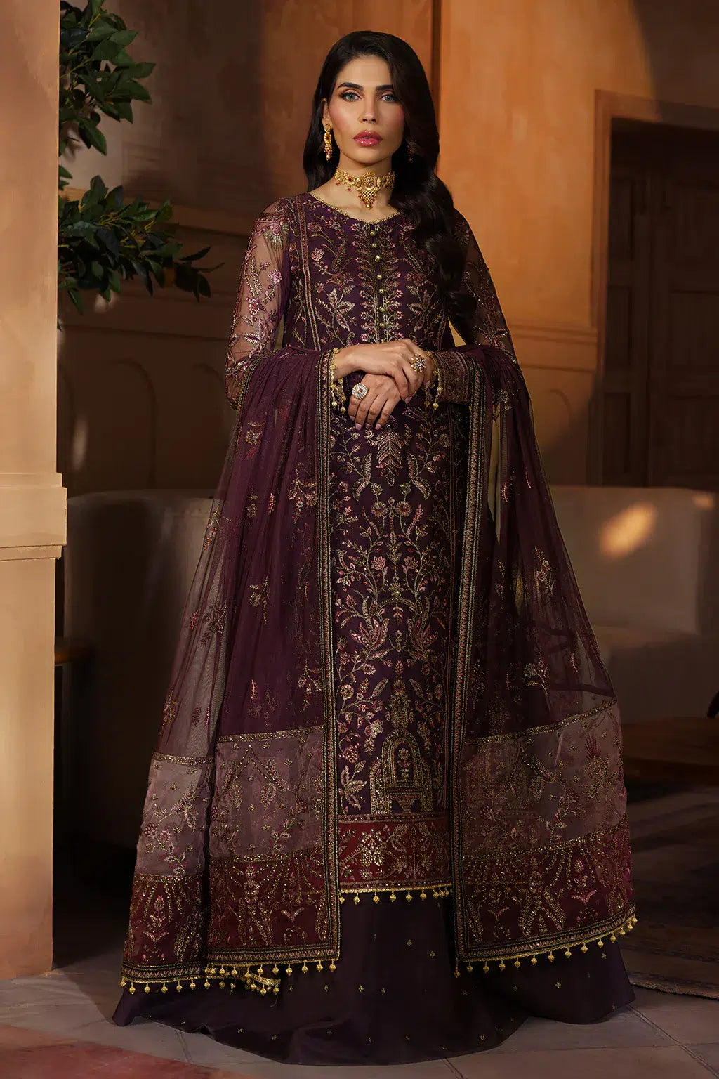 Zarif | Nauroz Festive Formals | ZFN 05 AARZOO -  Zarif Formal - Original Designer Dress - House of Maryam