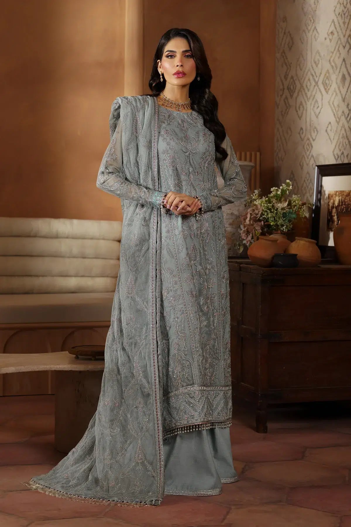 Zarif | Nauroz Festive Formals | ZFN 02 AMROZE -  Zarif Formal - Original Designer Dress - House of Maryam