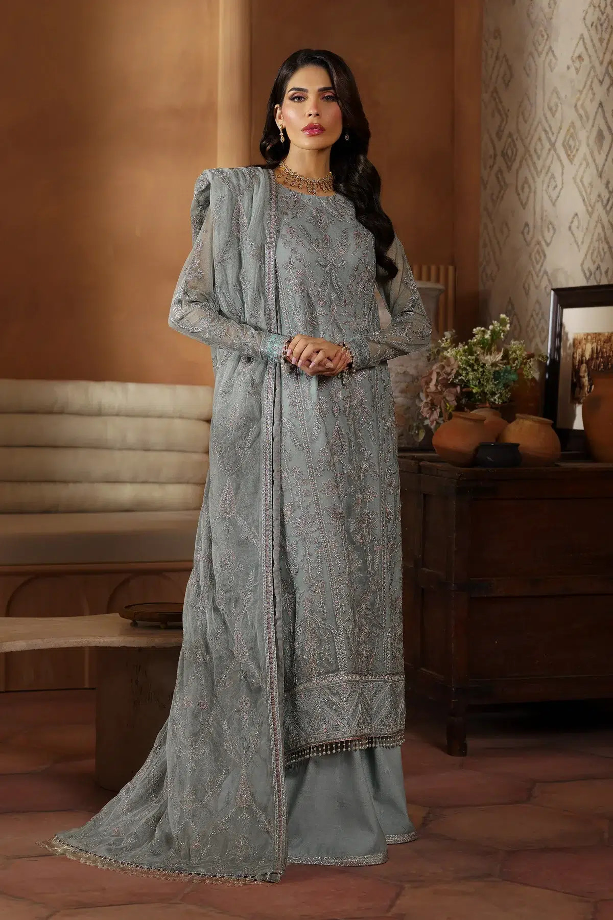 Zarif | Nauroz Festive Formals | ZFN 02 AMROZE -  Zarif Formal - Original Designer Dress - House of Maryam