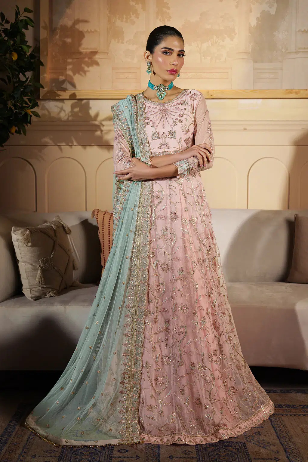 Zarif | Nauroz Festive Formals | ZFN 04 SAMARA -  Zarif Formal - Original Designer Dress - House of Maryam