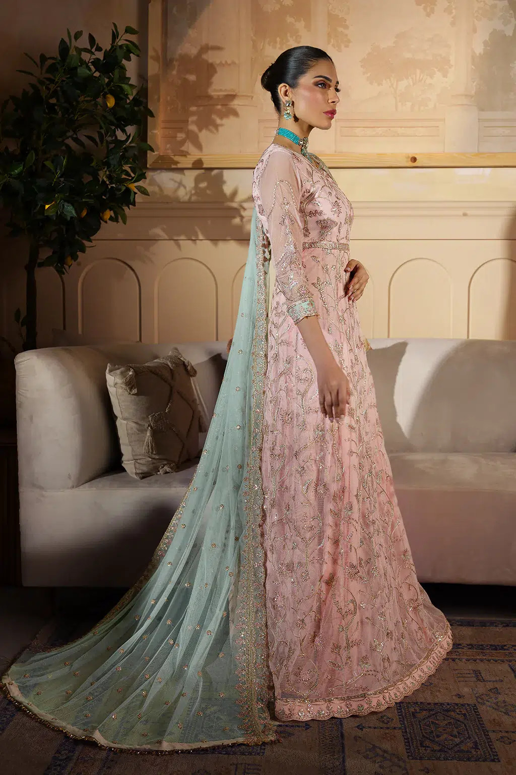Zarif | Nauroz Festive Formals | ZFN 04 SAMARA -  Zarif Formal - Original Designer Dress - House of Maryam