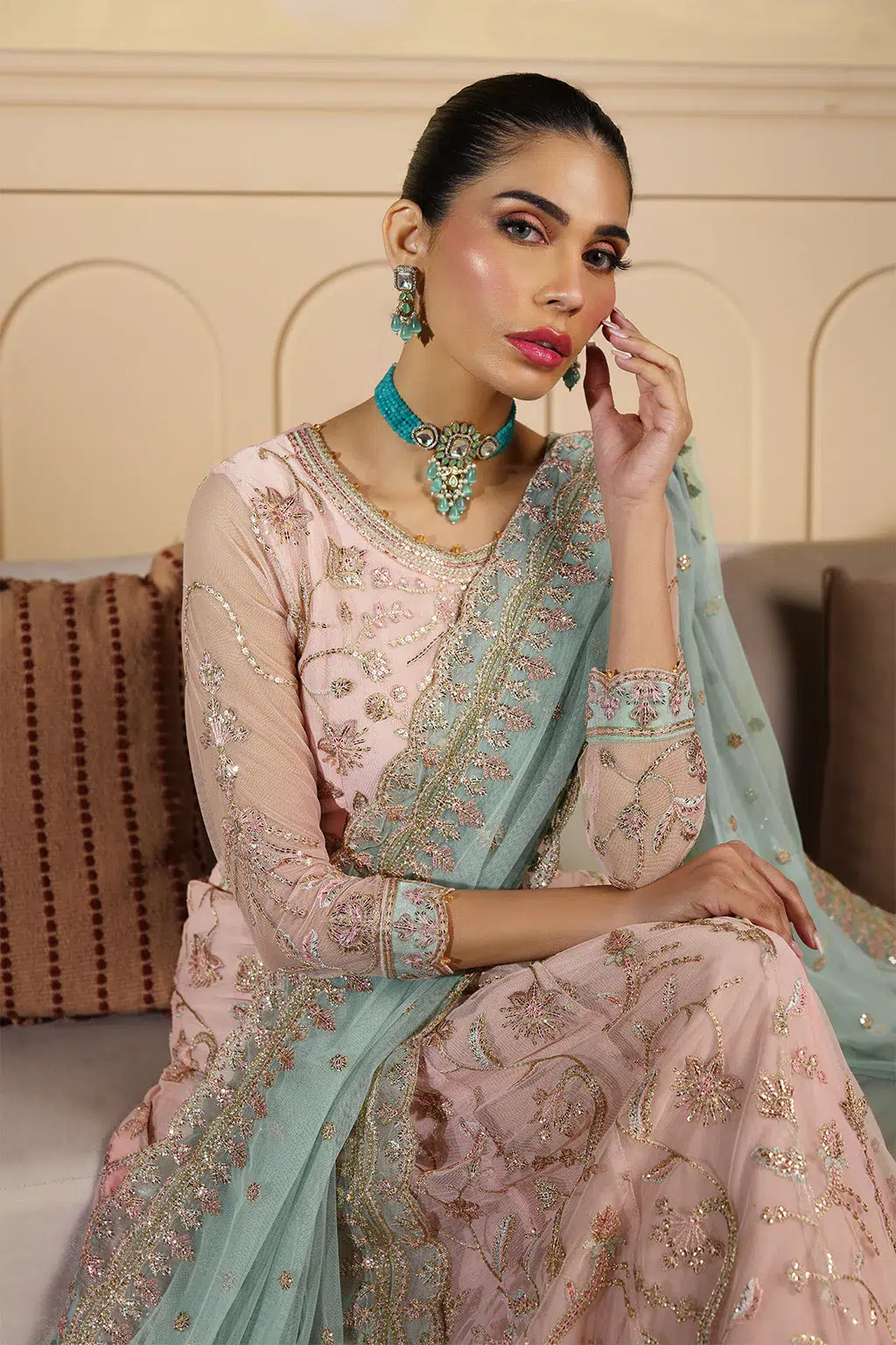 Zarif | Nauroz Festive Formals | ZFN 04 SAMARA -  Zarif Formal - Original Designer Dress - House of Maryam