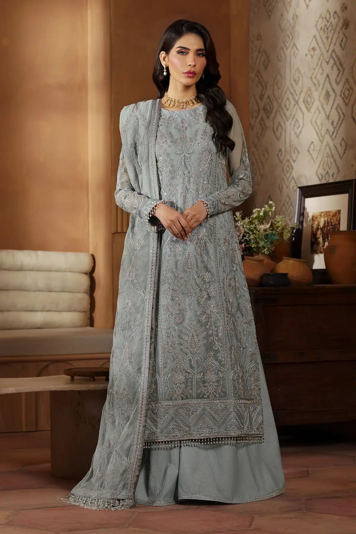Zarif | Nauroz Festive Formals | ZFN 02 AMROZE -  Zarif Formal - Original Designer Dress - House of Maryam