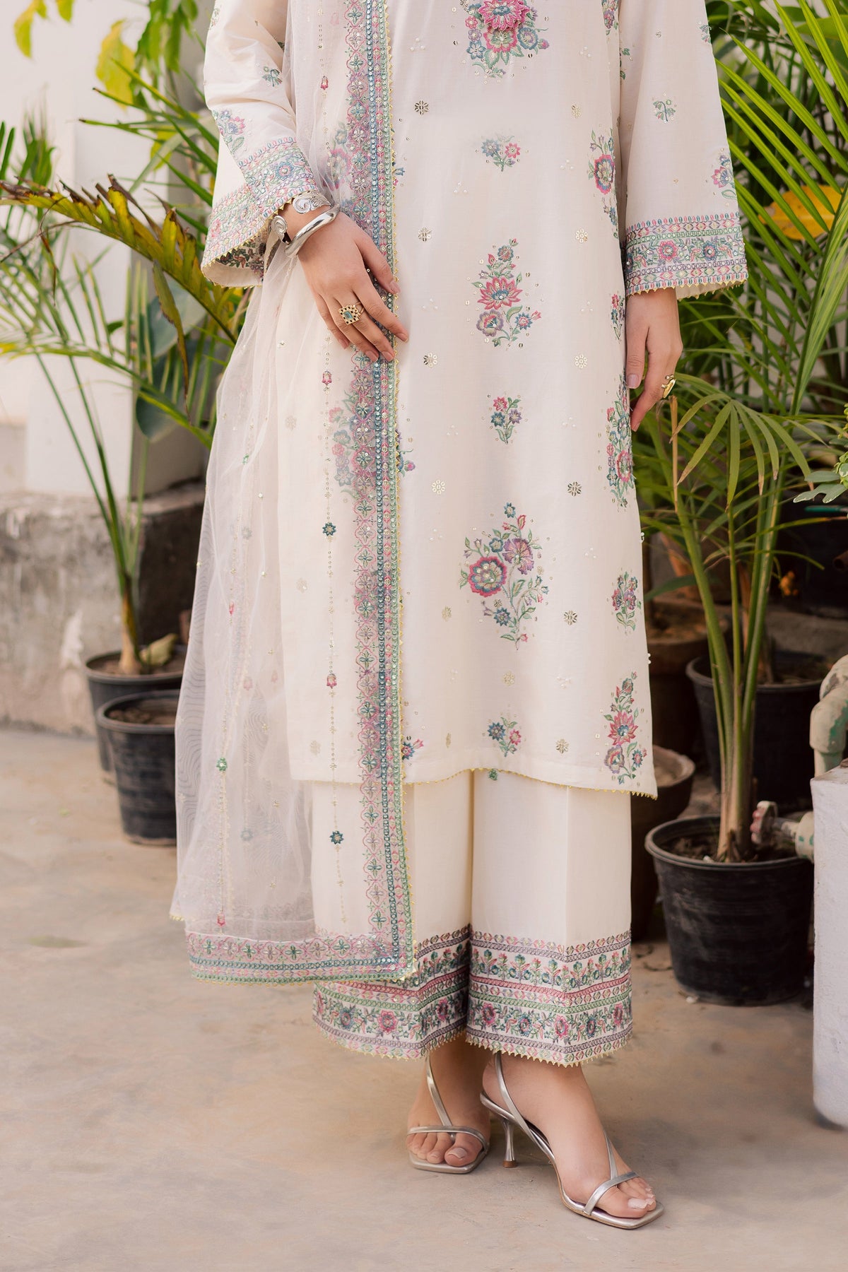 Batik | Feyre Luxury Lawn Eid Edit 26' | Zarkhuba 3Pc-7