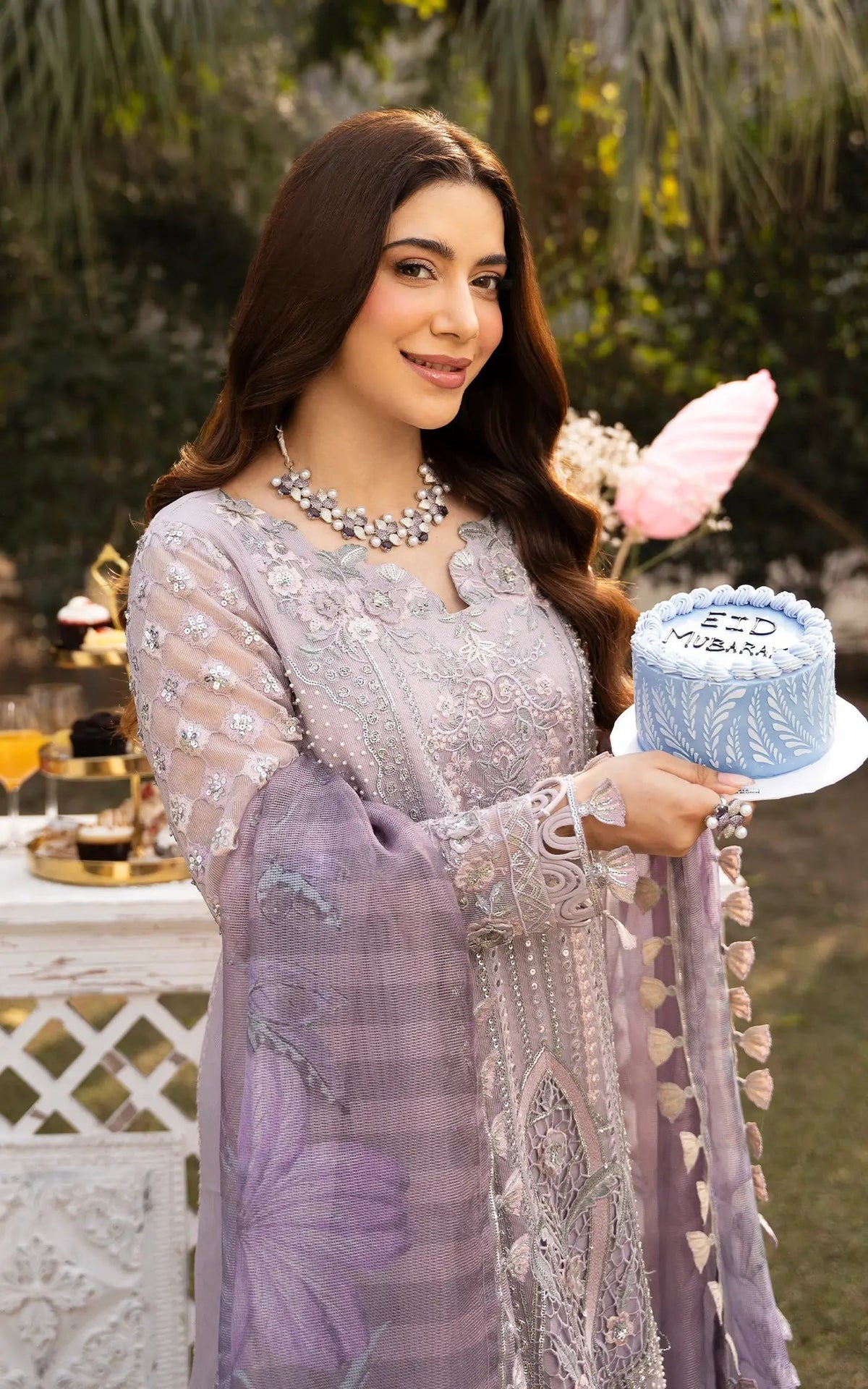 Asifa and Nabeel | Sunehri Eid 25 | Zarlish-(SEF25-02) -  Asifa and Nabeel Ladies Clothes - Original Designer Dress - House of Maryam