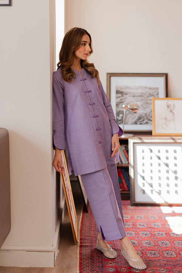 Sahar | Pret Essentials Winter 25 | Lilac Fields, image 3