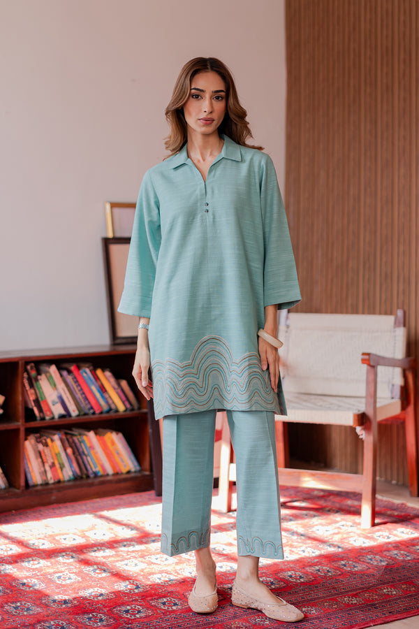 Sahar | Pret Essentials Winter 25 | Ocean Air