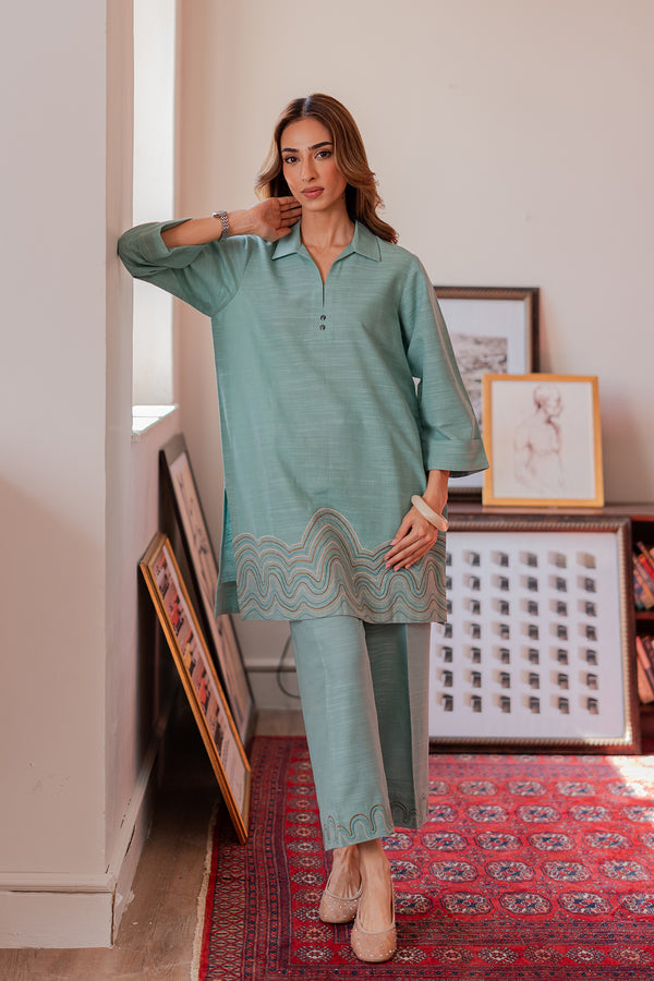Sahar | Pret Essentials Winter 25 | Ocean Air-3