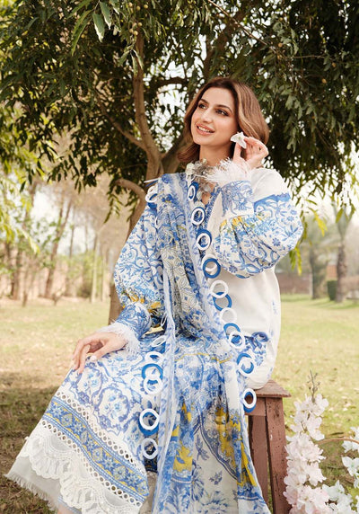 Zarqash | Luxe Lawn 24 | ZQ 7 -  Zarqash Luxury - Original Designer Dress - House of Maryam