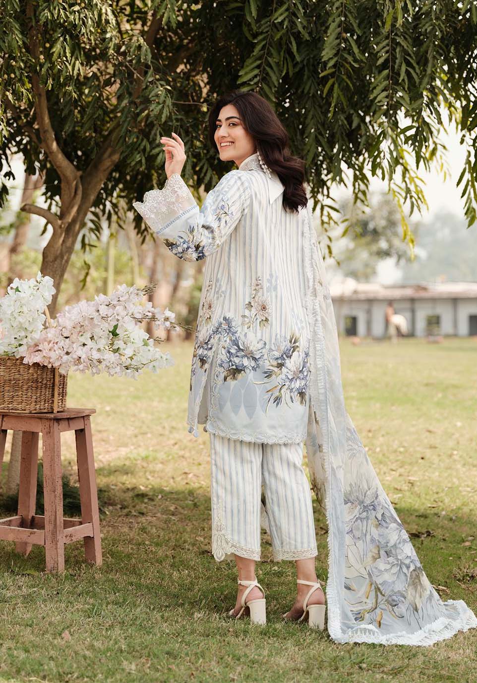 Zarqash | Luxe Lawn 24 | ZQ 15 by Designer Zarqash - House of Maryam - Pakistani Designer Ethnic Wear in {{ shop.shopifyCountryName }}