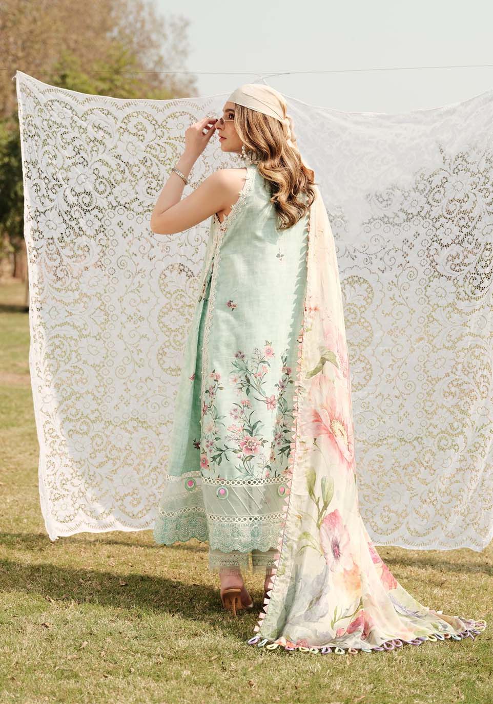 Zarqash | Luxe Lawn 24 | ZQ 8 by Zarqash - House of Maryam