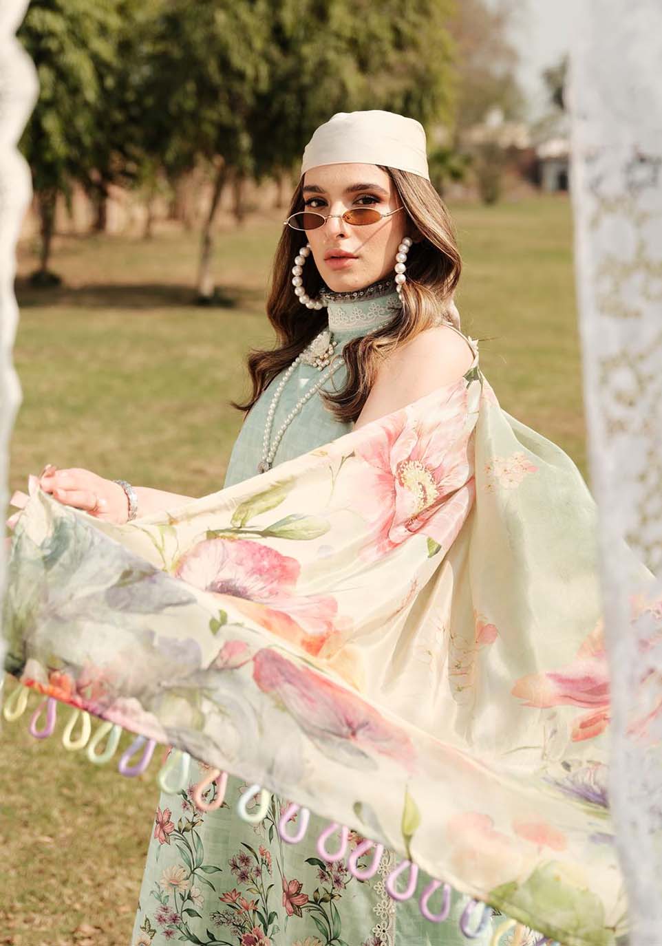 Zarqash | Luxe Lawn 24 | ZQ 8 by Designer Zarqash - House of Maryam - Pakistani Designer Ethnic Wear in {{ shop.shopifyCountryName }}