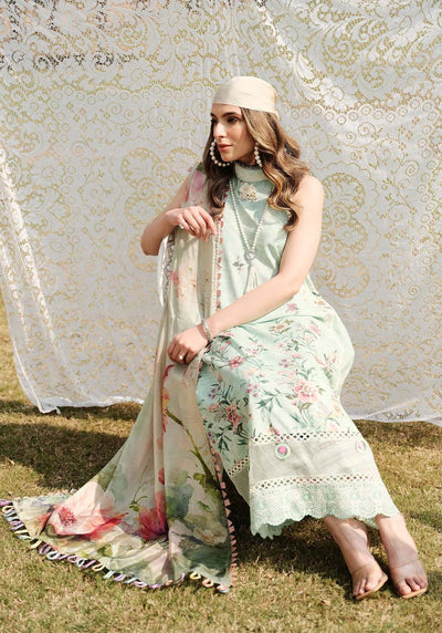 Zarqash | Luxe Lawn 24 | ZQ 8 -  Zarqash Luxury - Original Designer Dress - House of Maryam