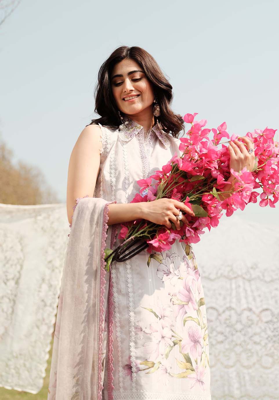 Zarqash | Luxe Lawn 24 | ZQ 3 -  Zarqash Luxury - Original Designer Dress - House of Maryam