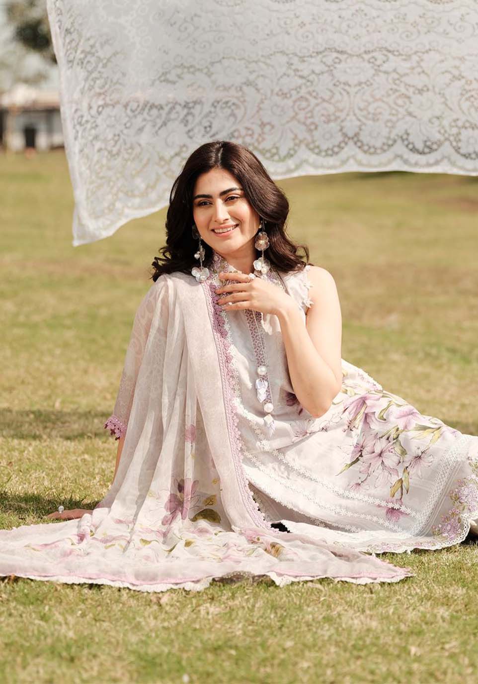 Zarqash | Luxe Lawn 24 | ZQ 3 -  Zarqash Luxury - Original Designer Dress - House of Maryam