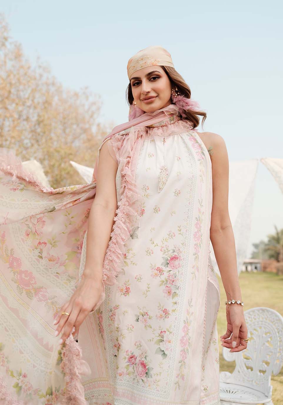 Zarqash | Luxe Lawn 24 | ZQ 5 by Designer Zarqash - House of Maryam - Pakistani Designer Ethnic Wear in {{ shop.shopifyCountryName }}