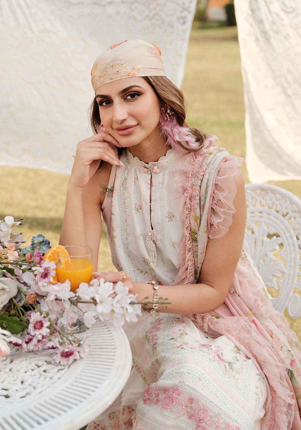 Zarqash | Luxe Lawn 24 | ZQ 5 -  Zarqash Luxury - Original Designer Dress - House of Maryam