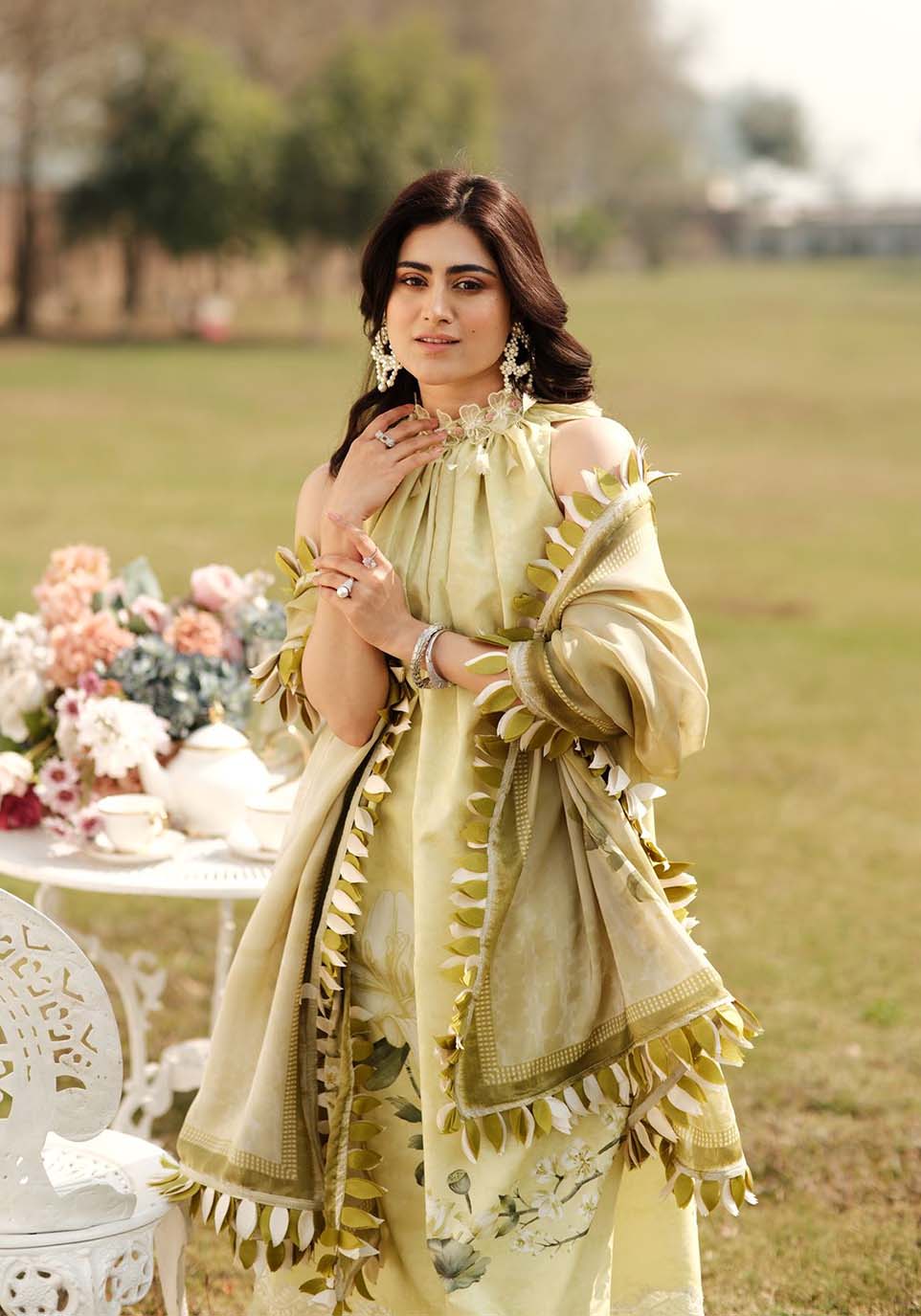Zarqash | Luxe Lawn 24 | ZQ 13 -  Zarqash Luxury - Original Designer Dress - House of Maryam