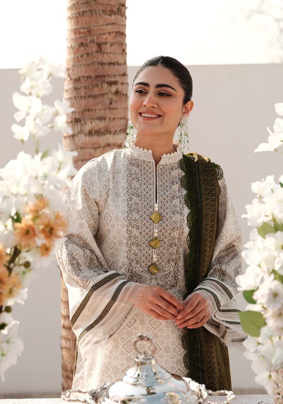 Zarqash | Luxe Lawn 24 | ZQ 9 by Designer Zarqash - House of Maryam - Pakistani Designer Ethnic Wear in {{ shop.shopifyCountryName }}