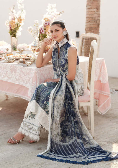 Zarqash | Luxe Lawn 24 | ZQ 10 -  Zarqash Luxury - Original Designer Dress - House of Maryam