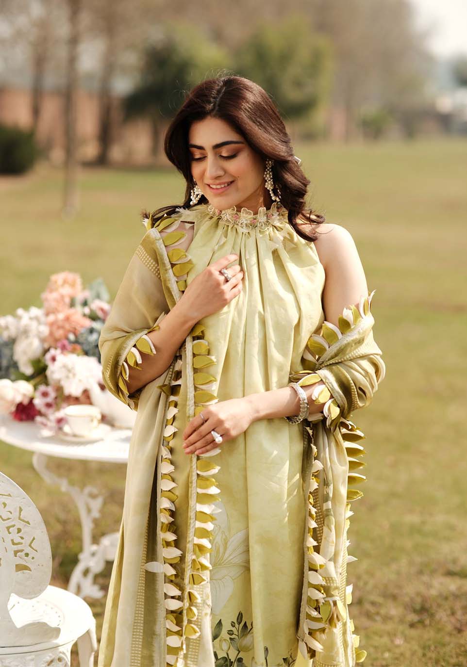 Zarqash | Luxe Lawn 24 | ZQ 13 -  Zarqash Luxury - Original Designer Dress - House of Maryam