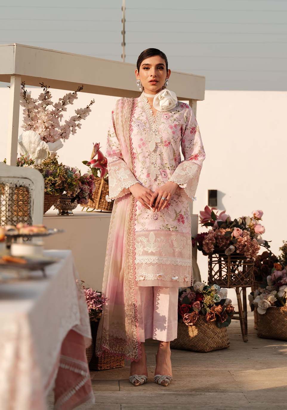 Zarqash | Luxe Lawn 24 | ZQ 12 by Designer Zarqash - House of Maryam - Pakistani Designer Ethnic Wear in {{ shop.shopifyCountryName }}