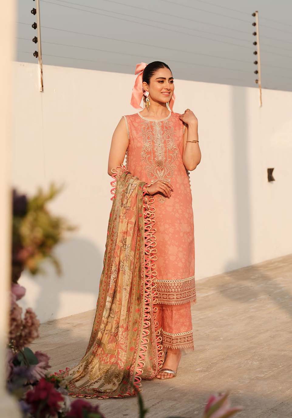 Zarqash | Luxe Lawn 24 | ZQ 4 by Designer Zarqash - House of Maryam - Pakistani Designer Ethnic Wear in {{ shop.shopifyCountryName }}