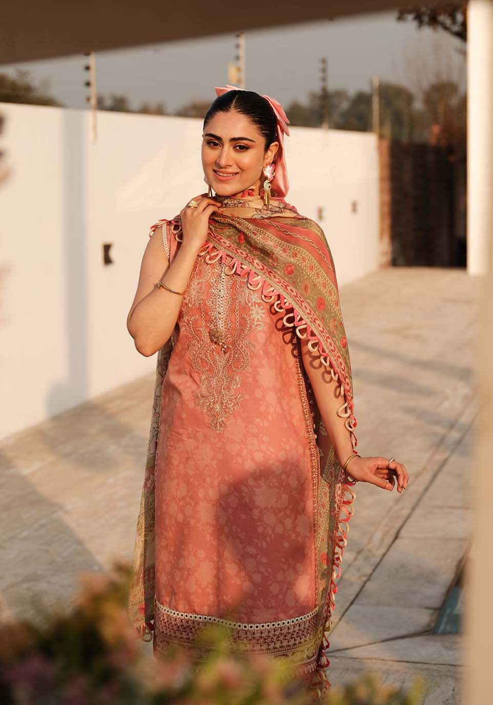 Zarqash | Luxe Lawn 24 | ZQ 4 -  Zarqash Luxury - Original Designer Dress - House of Maryam