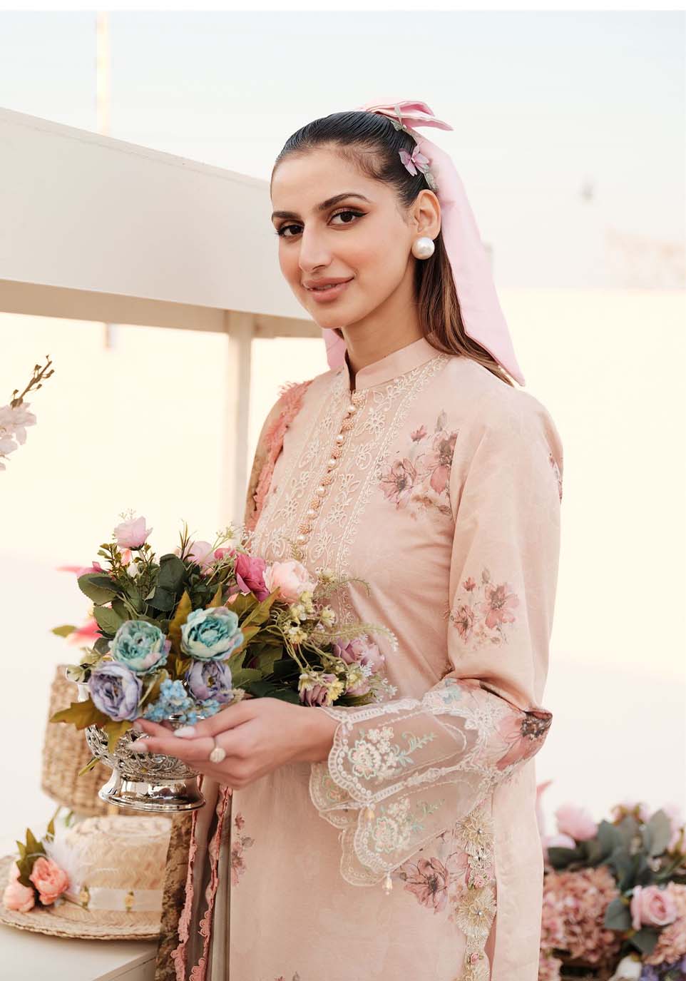 Zarqash | Luxe Lawn 24 | ZQ 11 -  Zarqash Luxury - Original Designer Dress - House of Maryam