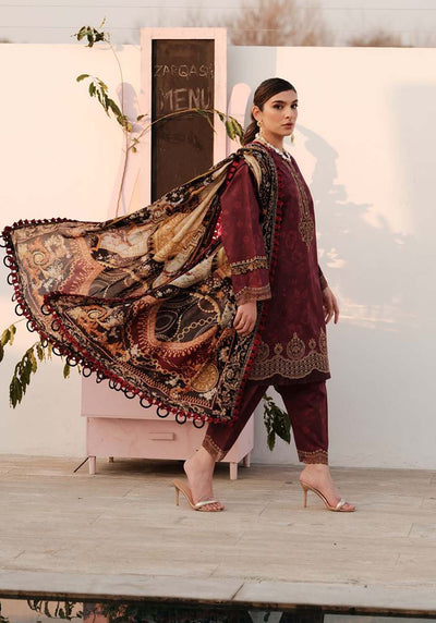 Zarqash | Luxe Lawn 24 | ZQ 6 -  Zarqash Luxury - Original Designer Dress - House of Maryam