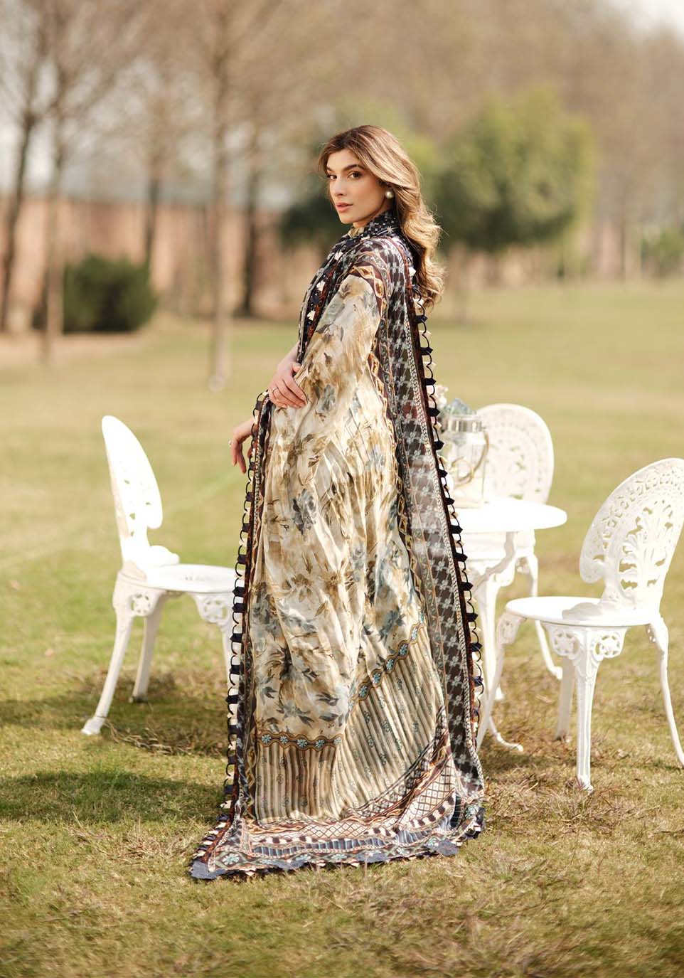 Zarqash | Luxe Lawn 24 | ZQ 2 -  Zarqash Luxury - Original Designer Dress - House of Maryam