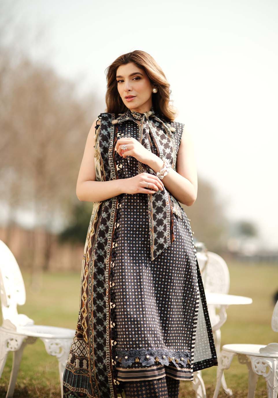 Zarqash | Luxe Lawn 24 | ZQ 2 -  Zarqash Luxury - Original Designer Dress - House of Maryam