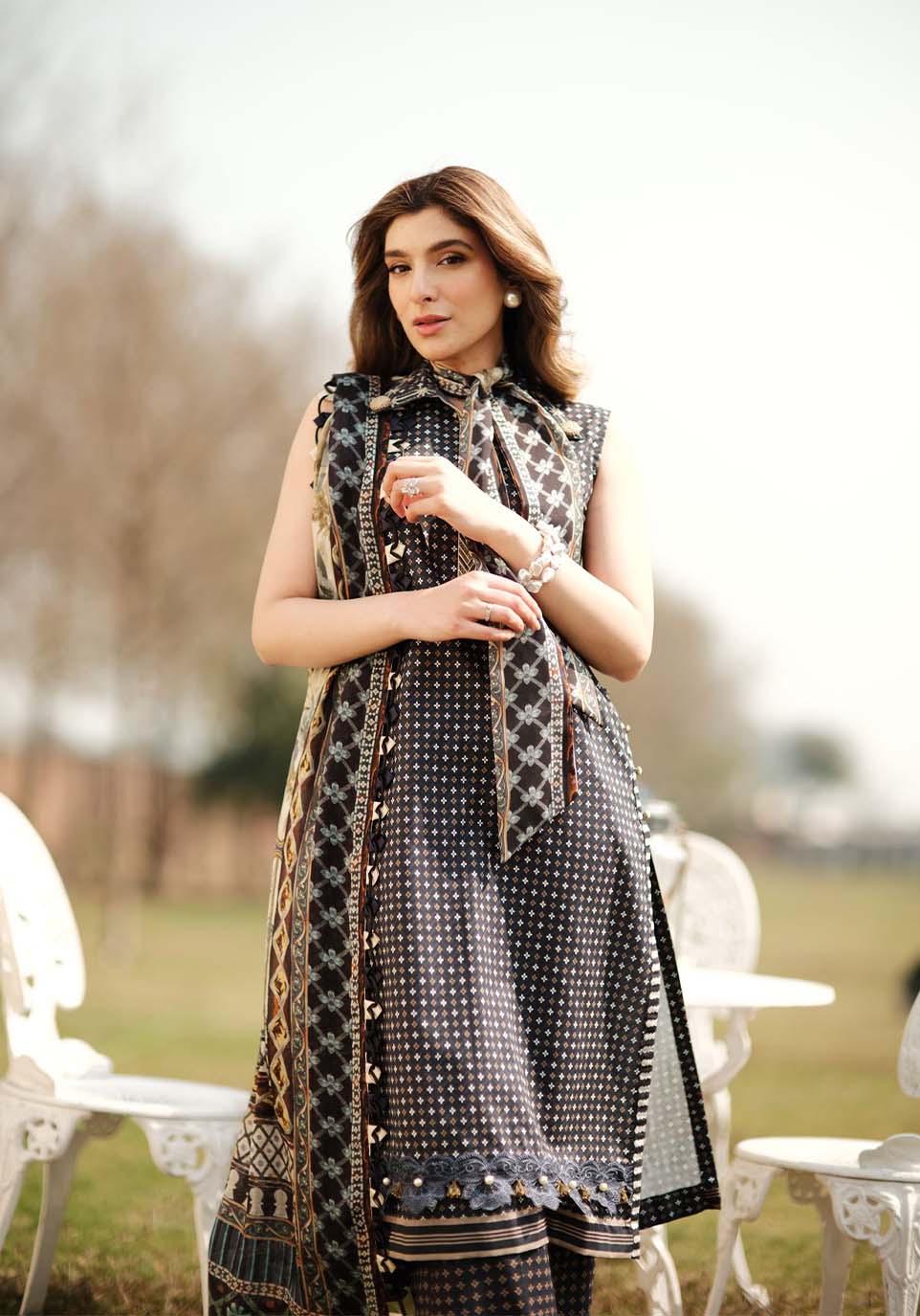 Zarqash | Luxe Lawn 24 | ZQ 2 by Designer Zarqash - House of Maryam - Pakistani Designer Ethnic Wear in {{ shop.shopifyCountryName }}