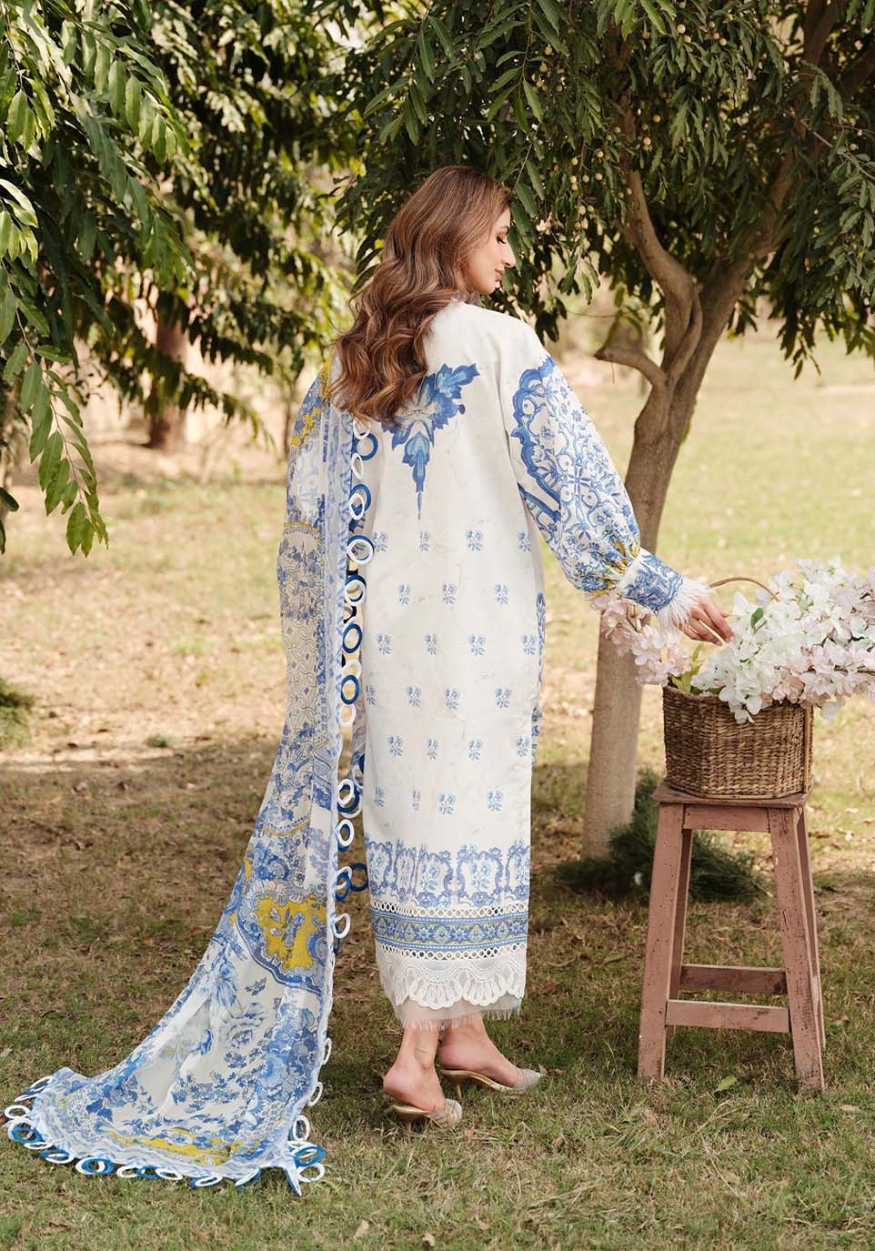 Zarqash | Luxe Lawn 24 | ZQ 7 -  Zarqash Luxury - Original Designer Dress - House of Maryam