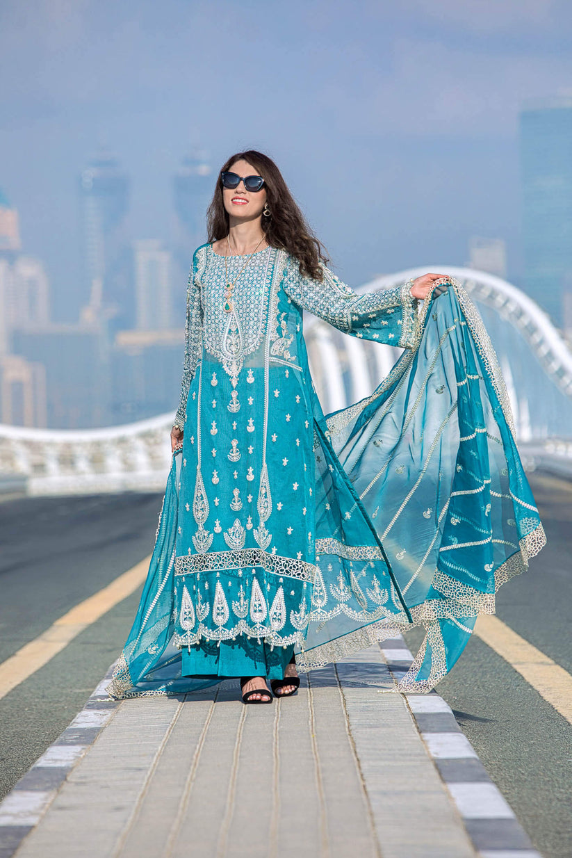 Kara | Kamdani Festive Collection | Zephyr Hues -  Kara Ladies Clothes - Original Designer Dress - House of Maryam