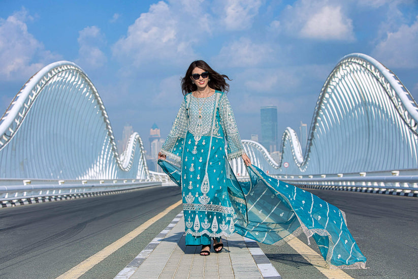 Kara | Kamdani Festive Collection | Zephyr Hues -  Kara Ladies Clothes - Original Designer Dress - House of Maryam