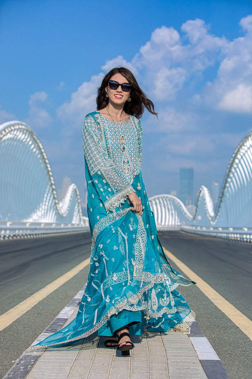 Kara | Kamdani Festive Collection | Zephyr Hues -  Kara Ladies Clothes - Original Designer Dress - House of Maryam