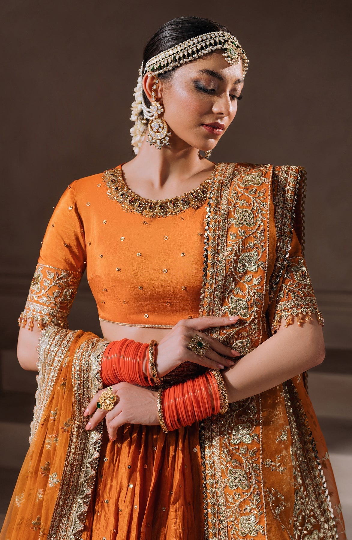 Zevk | Malika Jaan Bridals |  AALAM ZAIB -  Zevk Ladies Clothes - Original Designer Dress - House of Maryam