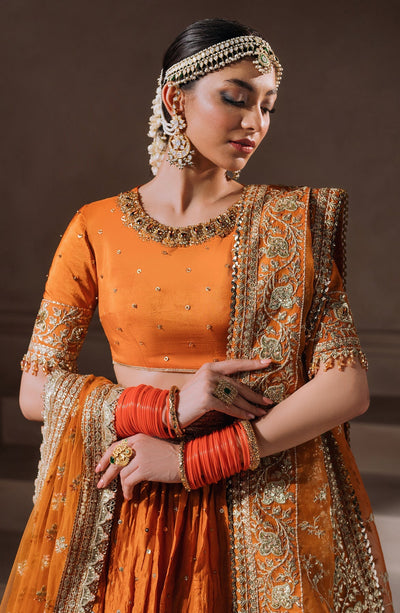 Zevk | Malika Jaan Bridals |  AALAM ZAIB -  Zevk Ladies Clothes - Original Designer Dress - House of Maryam