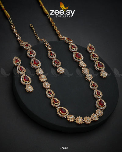Serenity Mala Necklace -  Zeesy Necklace Sets - Original Designer Dress - House of Maryam