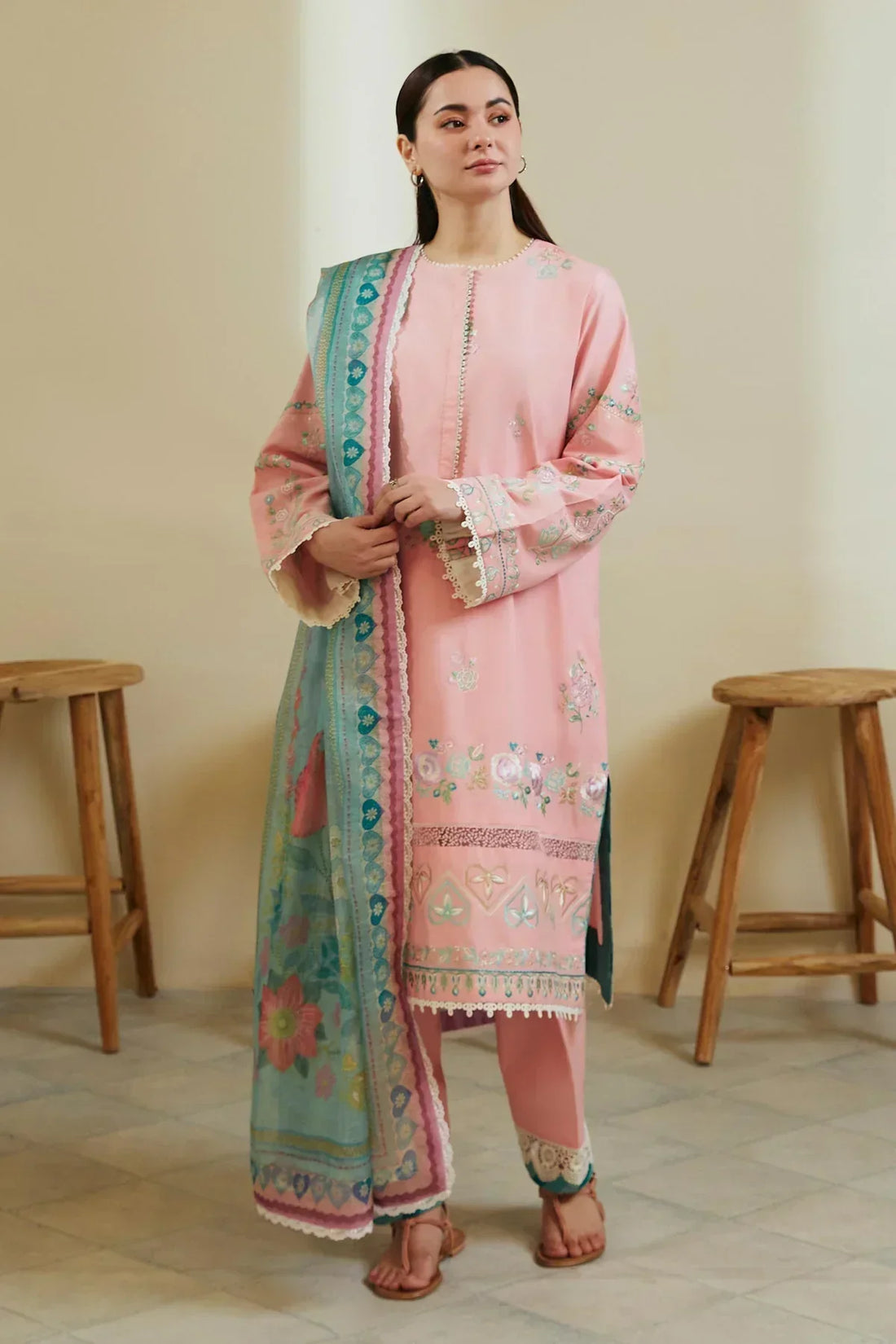 Zara Shahjahan | Coco Lawn 24 | ZOYA-8A -  Zara Shahjahan Luxury -  House of Maryam