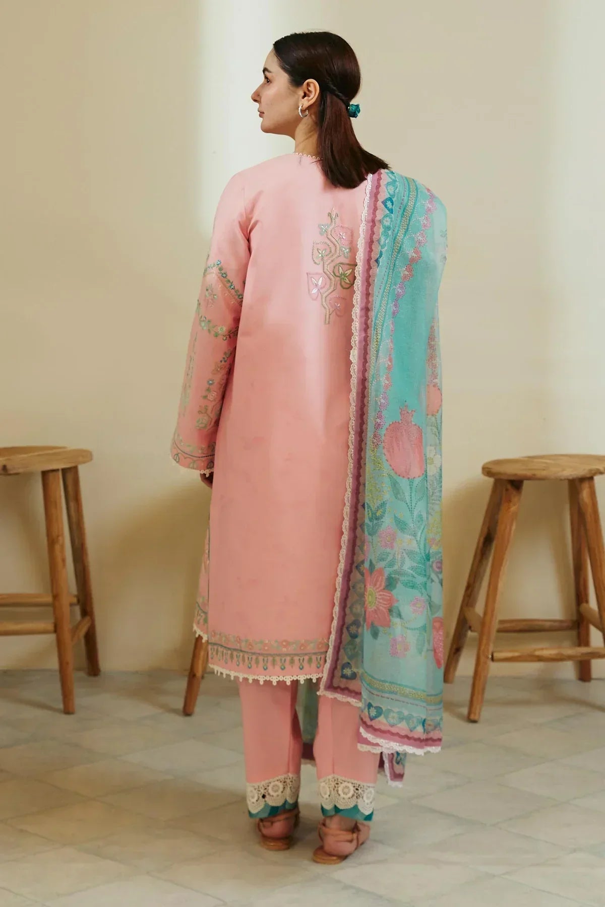 Zara Shahjahan | Coco Lawn 24 | ZOYA-8A -  Zara Shahjahan Luxury - Original Designer Dress - House of Maryam